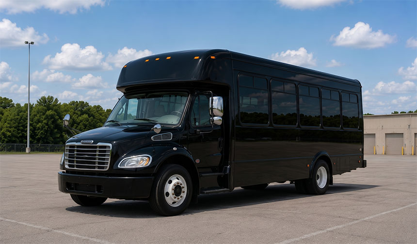 18-passenger minibus available for charter in Pearland, TX