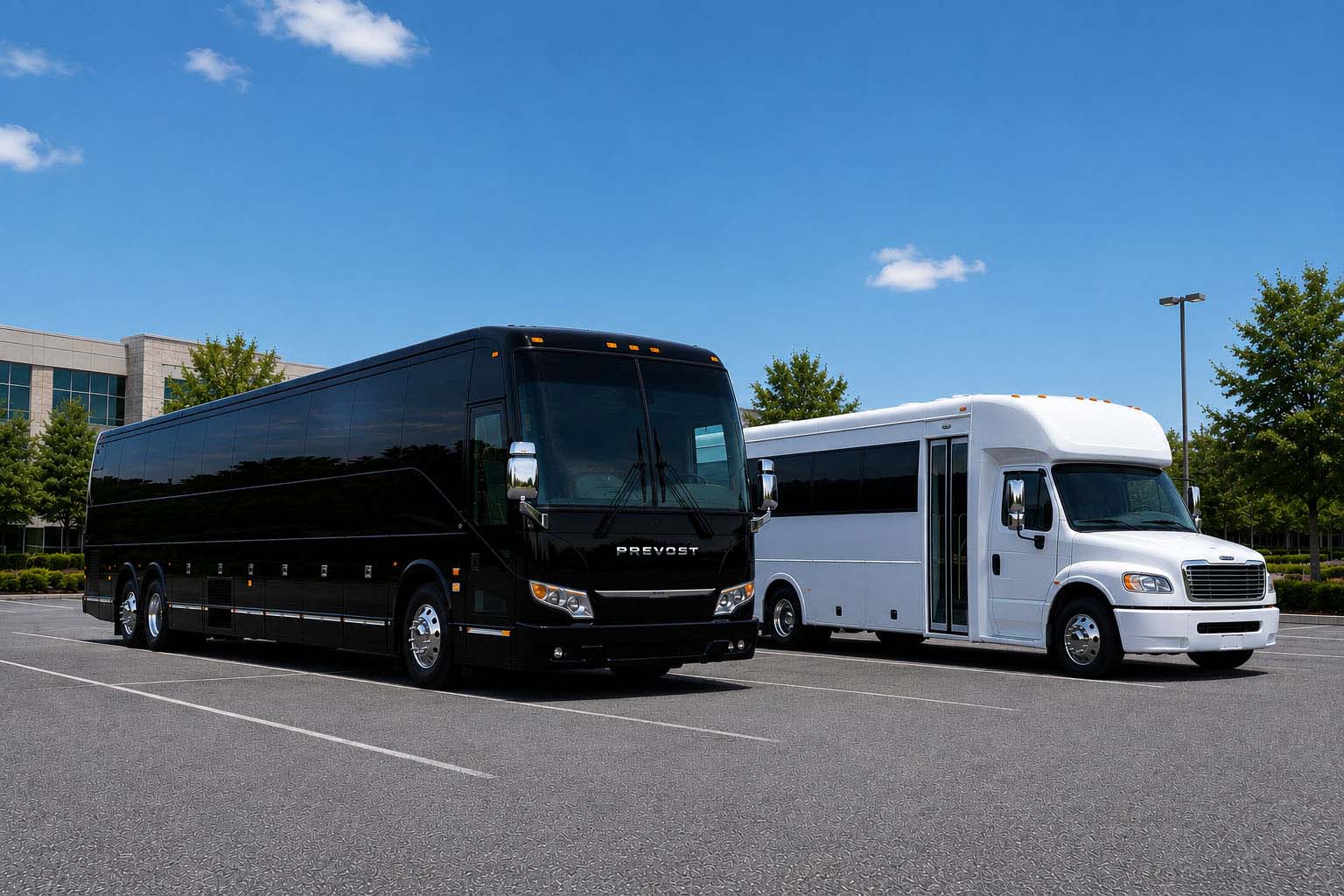 Charter bus rental in Pearland, TX